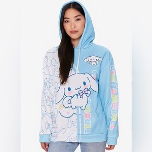 Woman’s Pochacco Cinnamoroll Cartoon Hoodie Long Sleeve Pullover Sweatshirt XL
